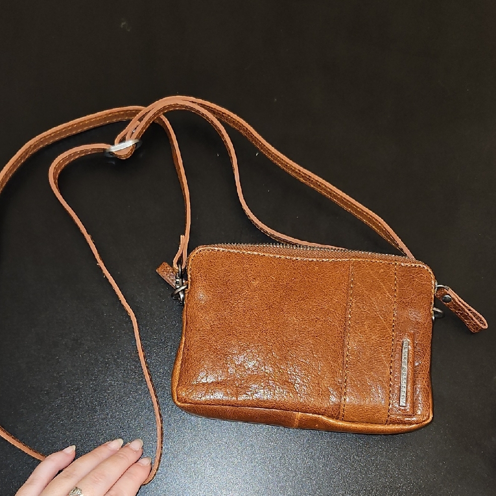 Brown Leather Crossbody Bag